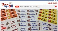 Desktop Screenshot of nametags4u.co.uk