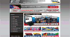 Desktop Screenshot of nametags4u.com